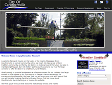 Tablet Screenshot of caruthersvillecity.com